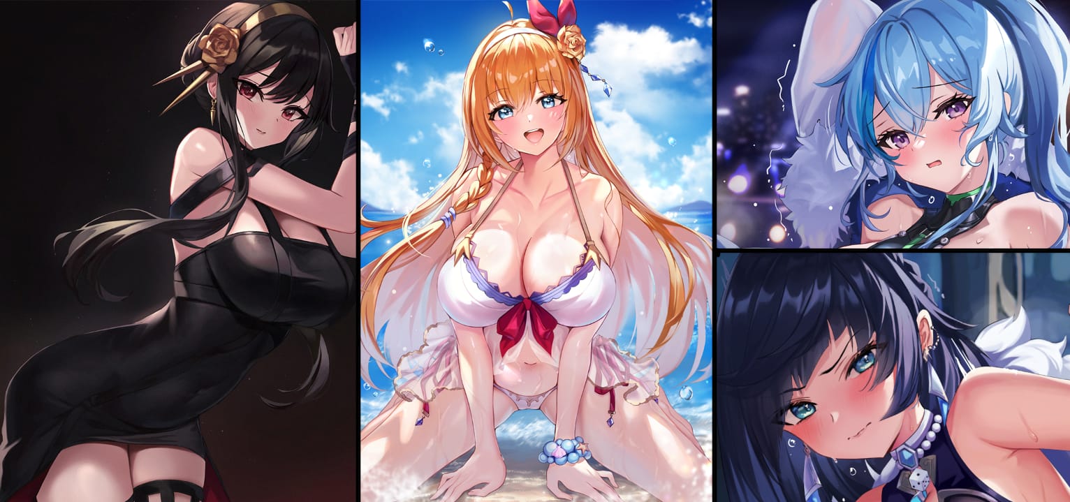 P站精选-原神专精哥角色画师@DoCo_PARTEON系列原画奖励大合集