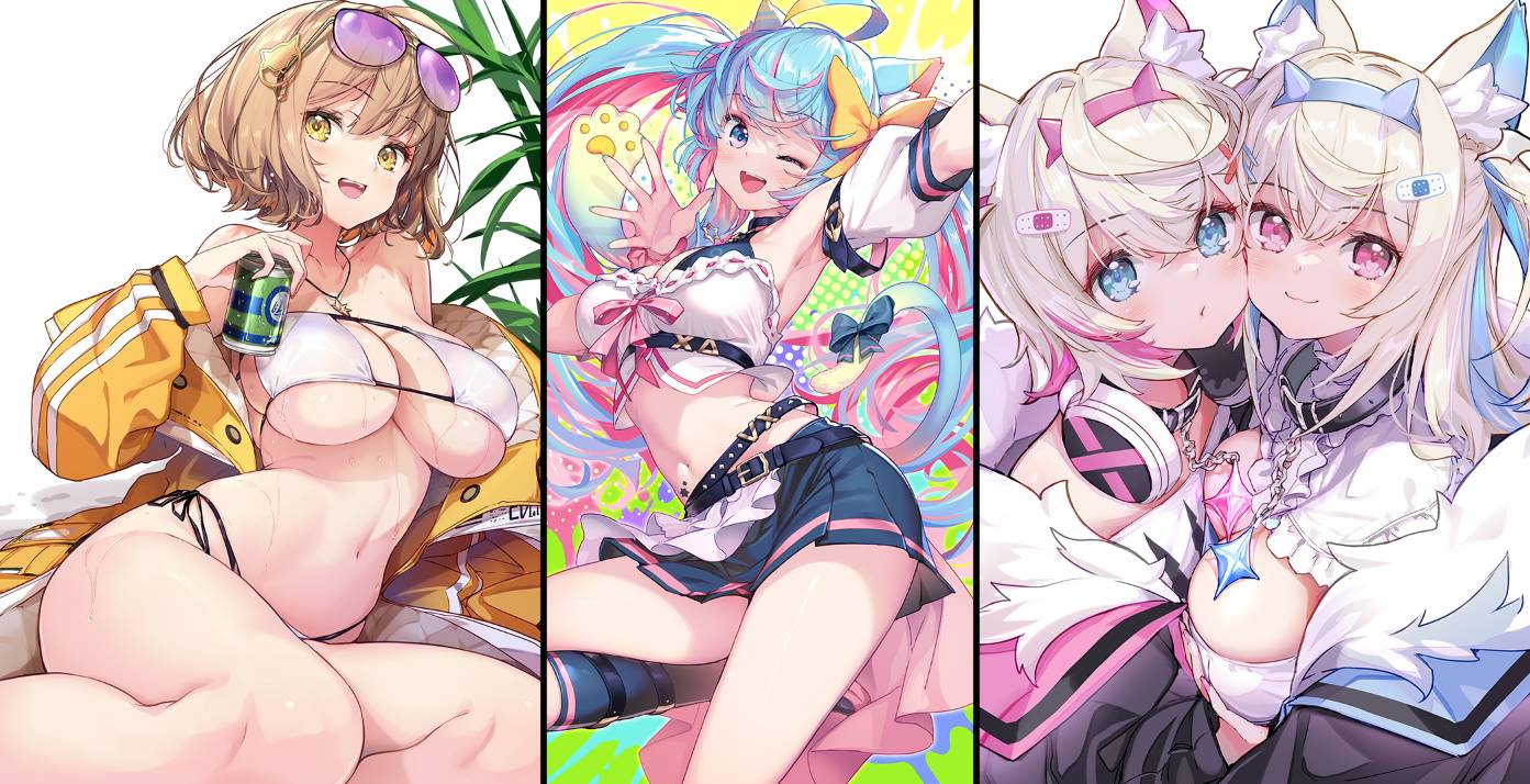 P站精选二次元画师Hong_系列原画奖励作品集