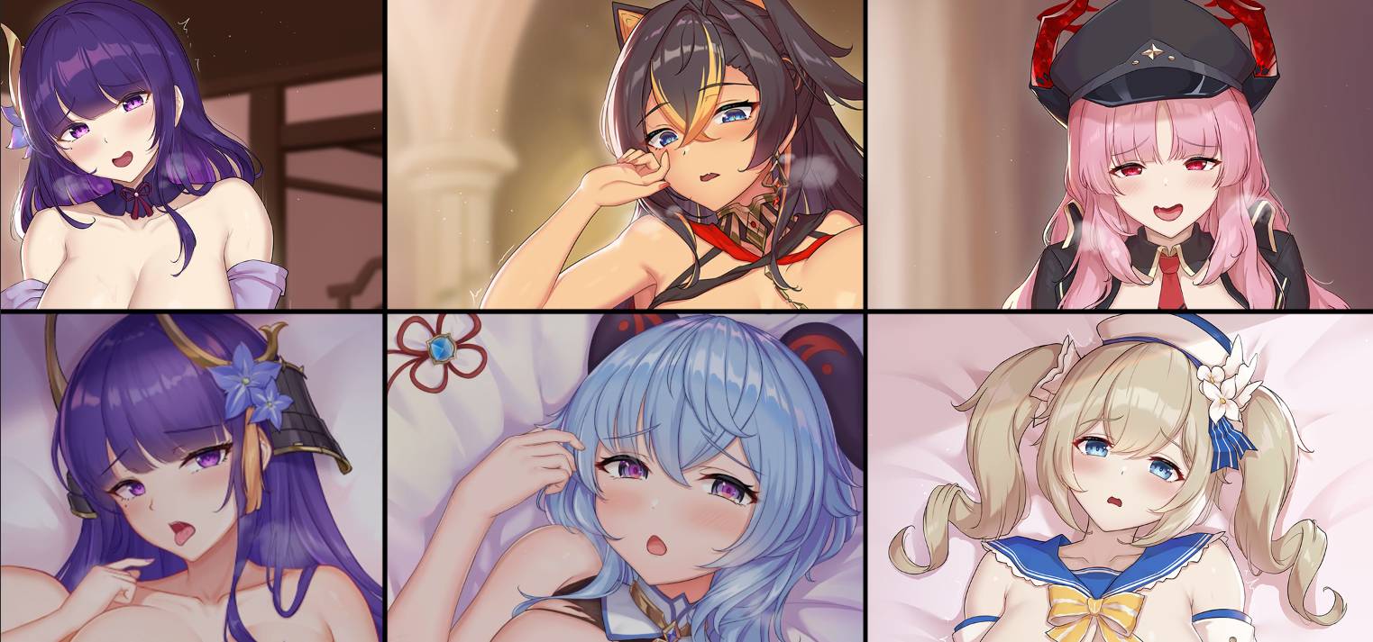 P站精选原神专精画师@Shaggy SUSU_Parteon系列原画+动画奖励大合集