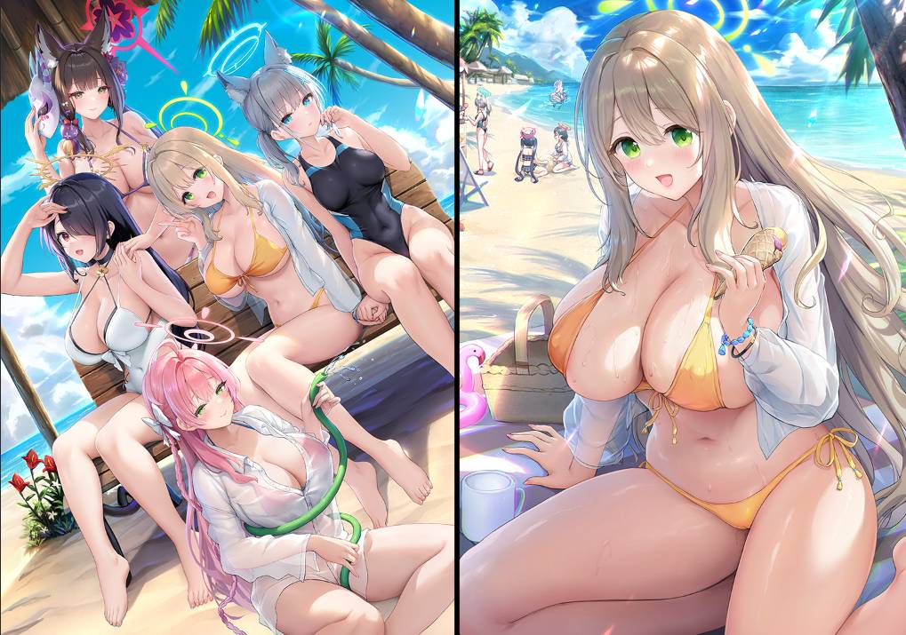 P站高质量二次元画师Sayika_系列原画奖励大合集