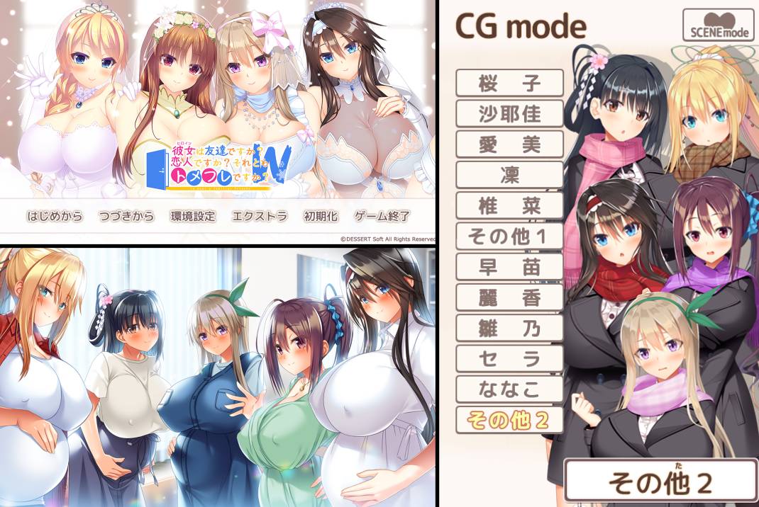 [6月新作][candysoft] 彼女は友達ですか？恋人ですか？それともトメフレですか？W   GPT汉化硬盘版+全CG存档