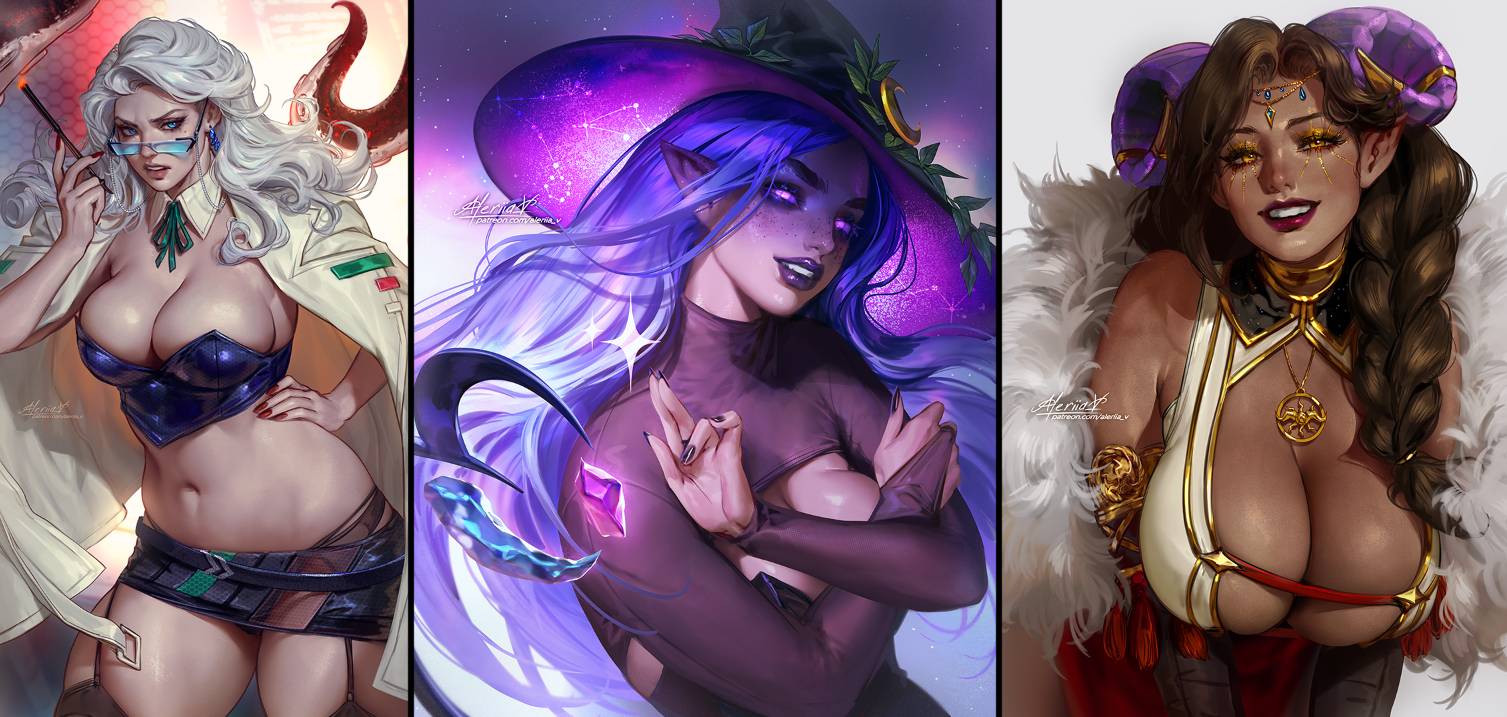 A站精选巴西角色画师@LERAPI_系列原画奖励大合集