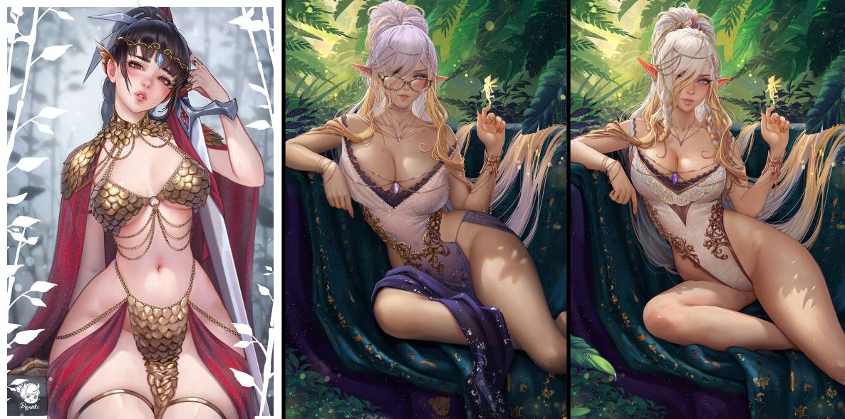 P站精选优质欧美画师Prywinko_Patreon系列原画奖励大合集