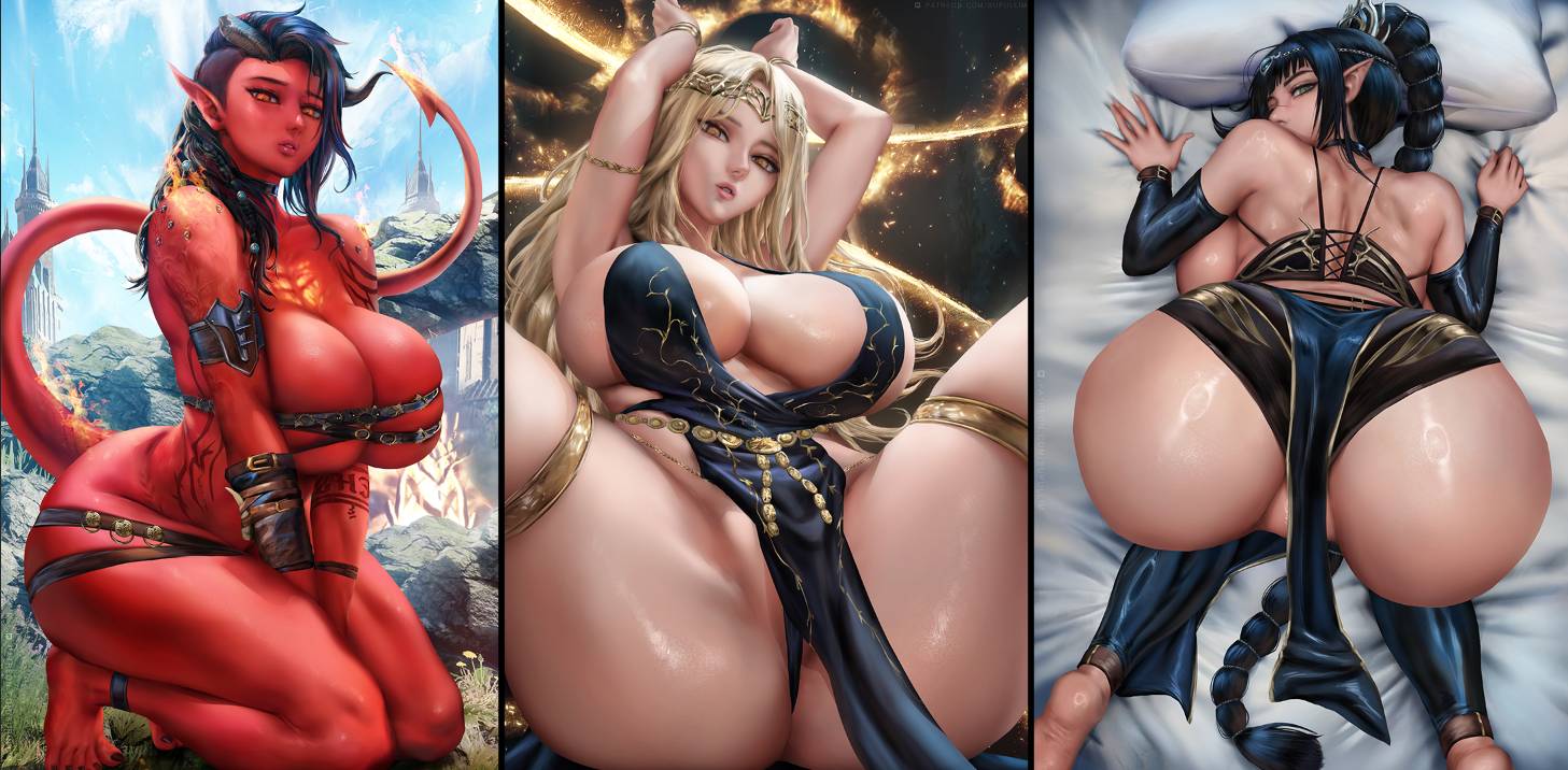 P站精选角色画师@Supullim_PARTEON系列原画奖励大合集