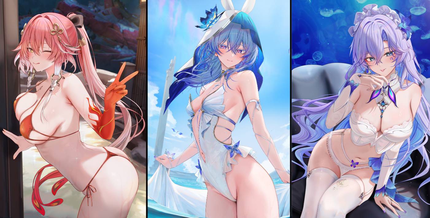 P站精选二游角色画师@儒宅_Patreon系列原画奖励大合集