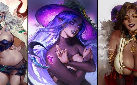 A站精选巴西角色画师@LERAPI_系列原画奖励大合集