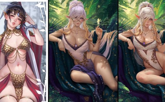 P站精选优质欧美画师Prywinko_Patreon系列原画奖励大合集